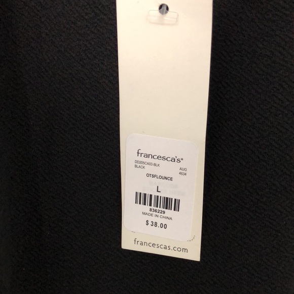 ALMOST FAMOUS BLACK BODY-CON DRESS L (NEW) - Picture 5 of 6